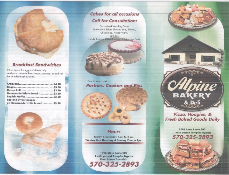 Alpine Bakery CLOSED 17 Reviews Bakeries 1795 State Rte 903