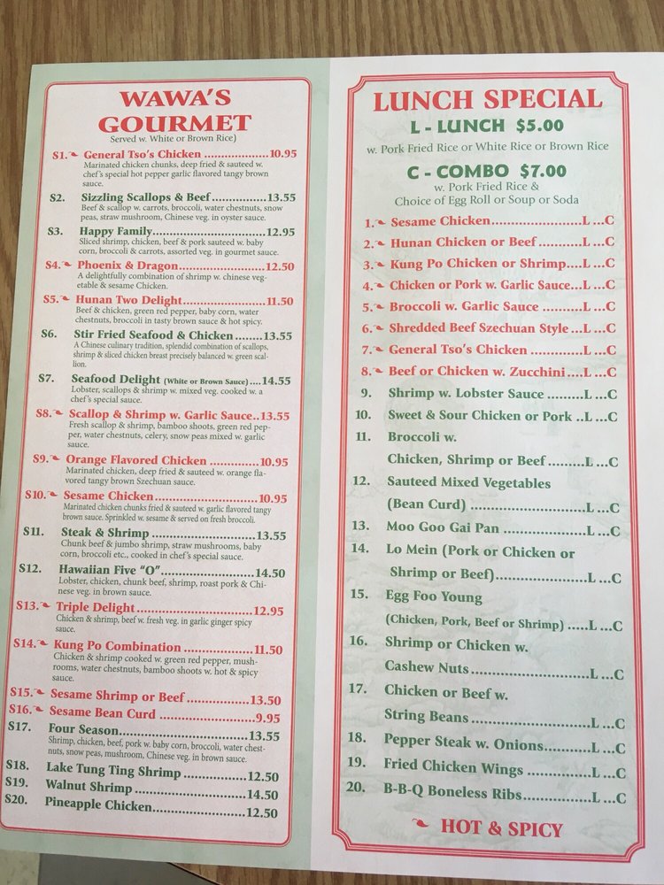 Online Menu Of Wah Yan Kitchen Restaurant Boonton New Jersey