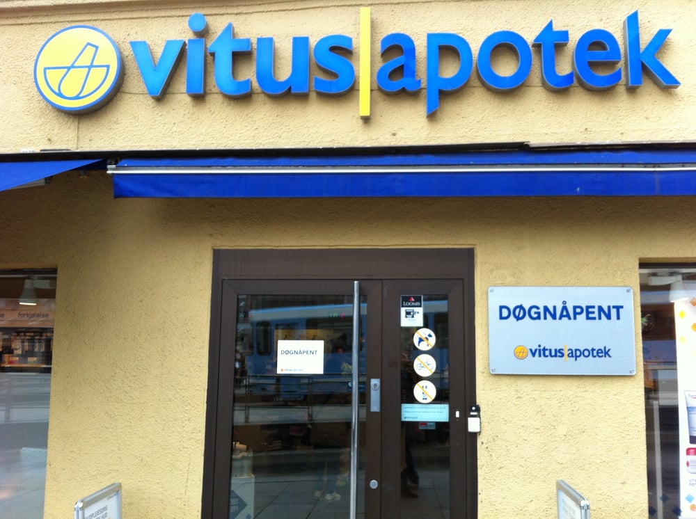 Vitus Apotek Pharmacy 4 B, Sentrum, Oslo, Norway