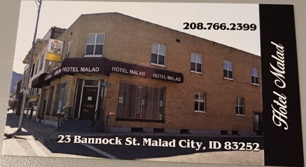 Hotel Malad 23 Bannock St City Id Hotels Motels Mapquest