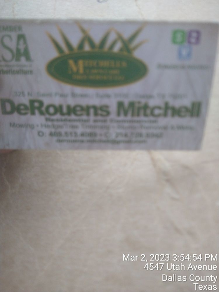 Mitchells Lawn Care Tree Service