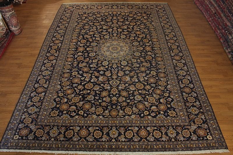 NEW NAVY BLUE 6 X 9 Kashan Persian Oriental Rug Carpet Yelp