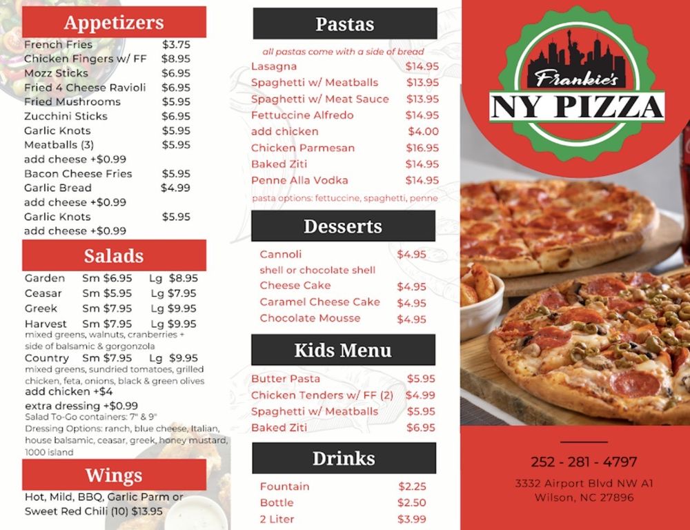 Frankie’s NY Pizza