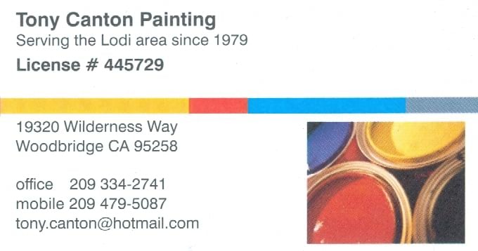 Tony Canton Painting