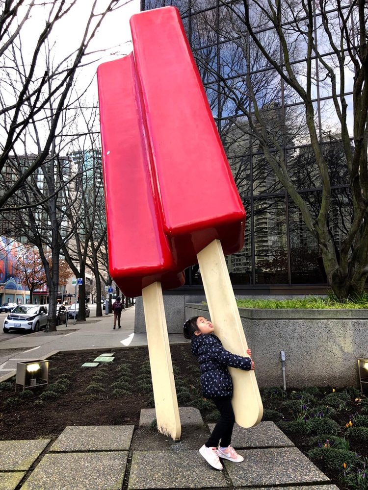 Giant Red Twin Popsicle