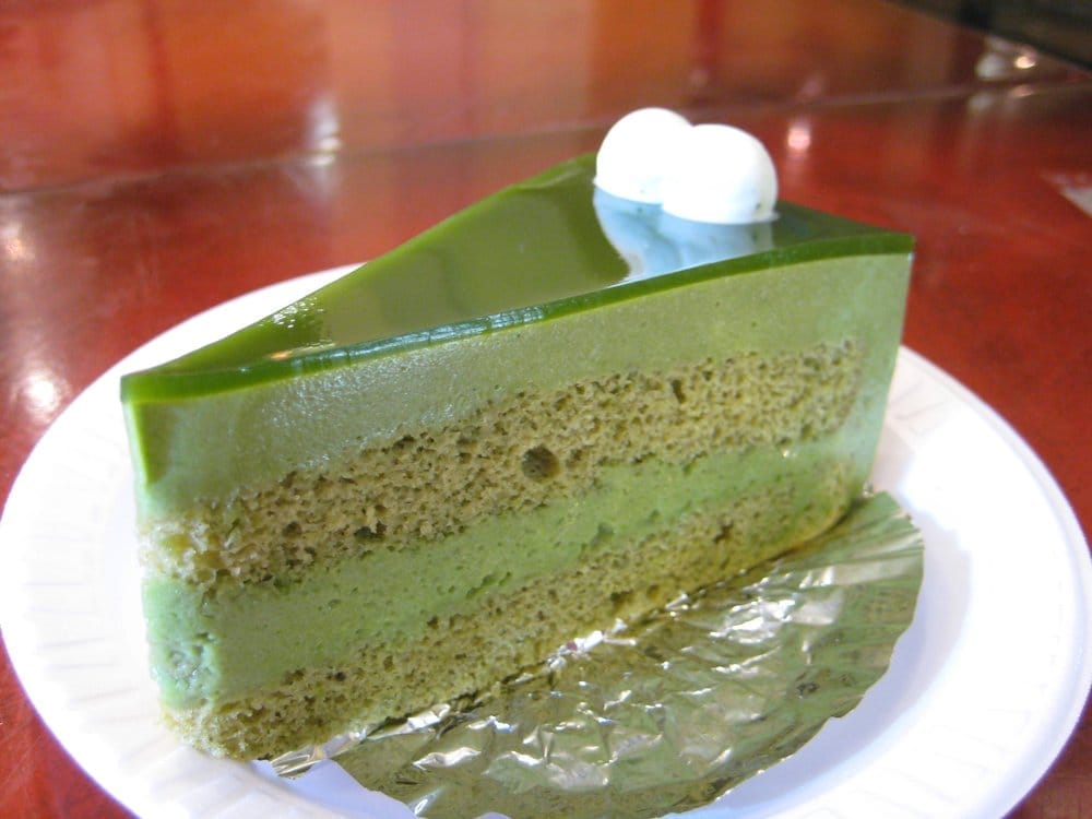 Japonaise green tea mousse cake Yelp