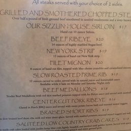 photos for saluda river grill menu yelp saludas menu