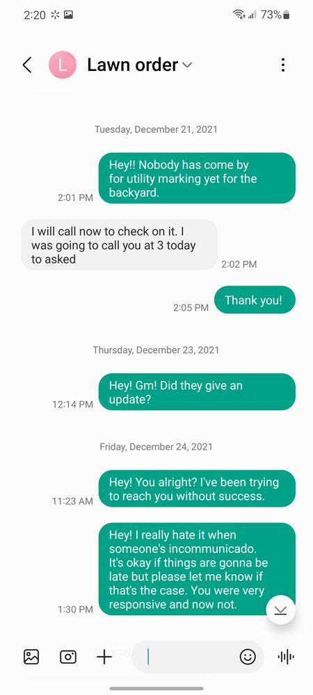 Brown's Lawn In Order