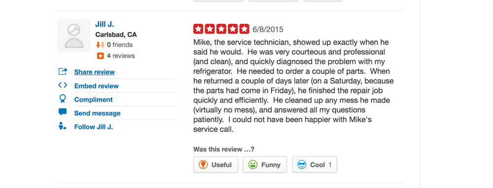 Best Experience Appliance