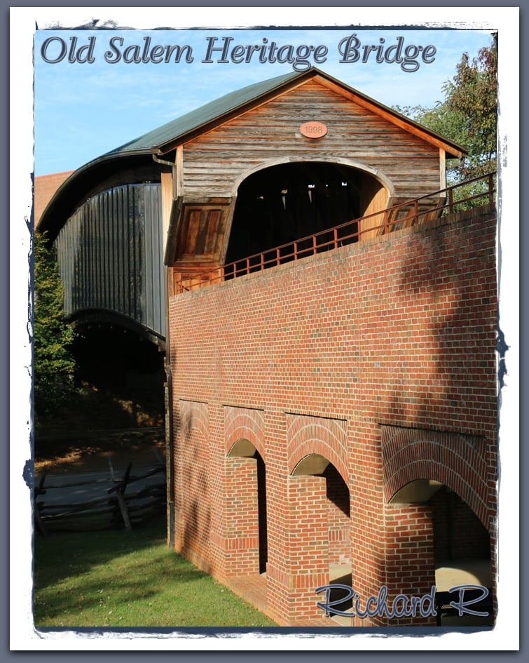 Old Salem Heritage Bridge Landmarks & Historical Buildings The