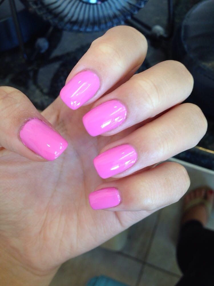 Acrylic Nails By Tony With Regular Nail Polish Yelp Photo Of Marina Nails Spa Venice Ca United States Acrylic By