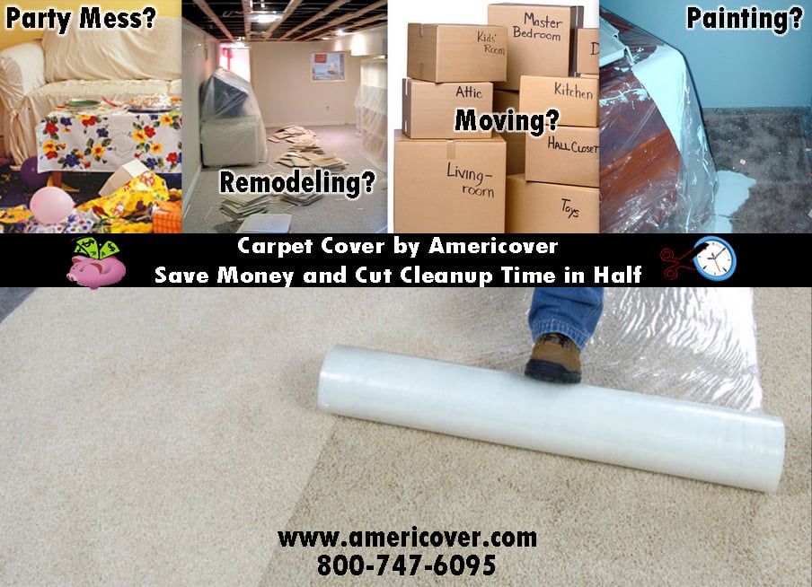 Carpet Cover Protection Film For Your During Parties