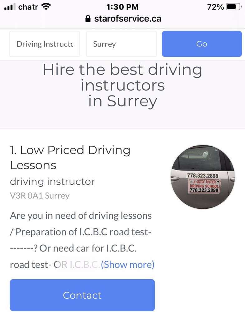 A Quick Success Driving School