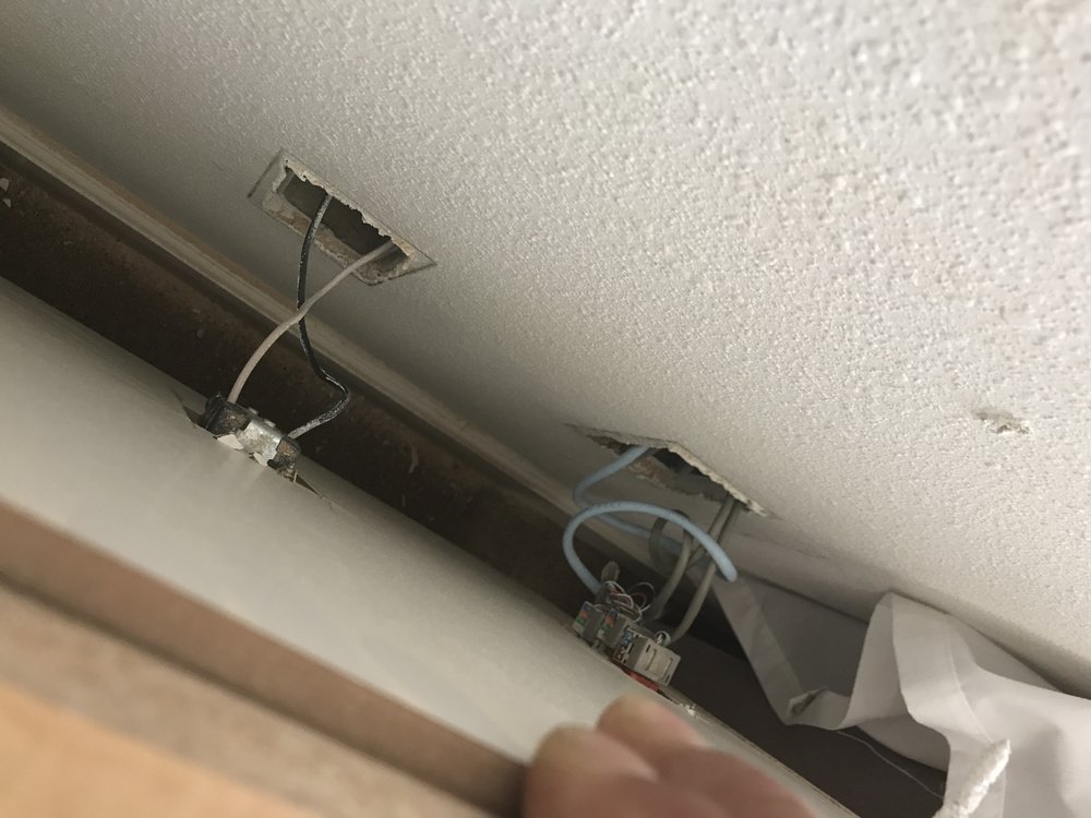 This Is How The Cabinets Were Installed Bo Pulled Out Wires Photo Of Closet World Hayward Ca United States This Is How The