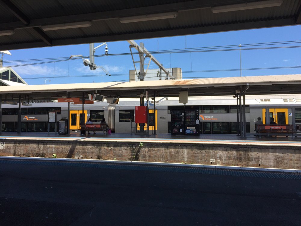 Hornsby Train Station Public Transportation Station St, Hornsby New