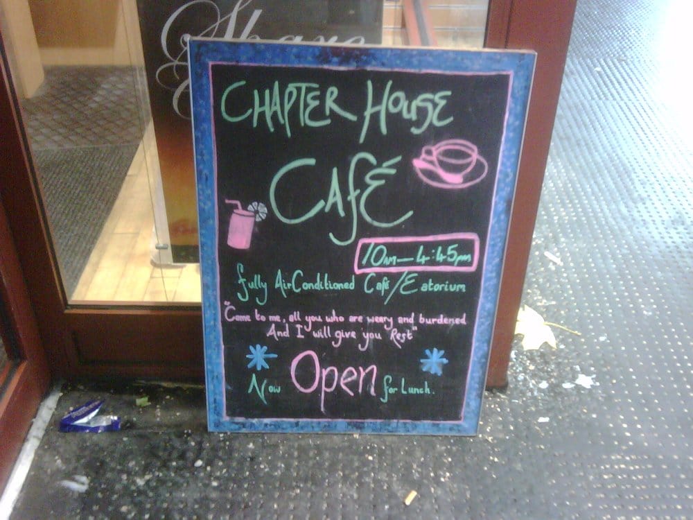 Chapter House Cafe Coffee Tea 123 Deansgate Manchester United Kingdom Phone Number Yelp