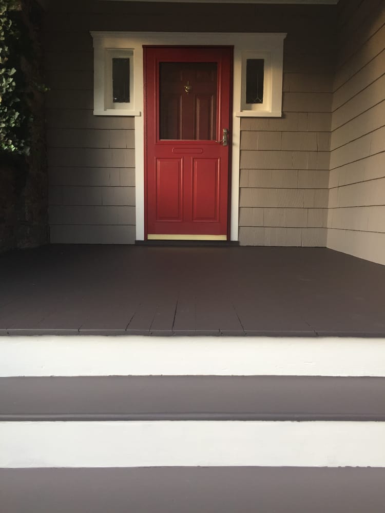 Front Door Benjamin Moore Af 290 Porch Floor 49 Photos For Wow 1 Day Painting Westchester