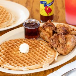 Photo of Roscoe's House of Chicken & Waffles - Los Angeles, CA, United States. Obama Special