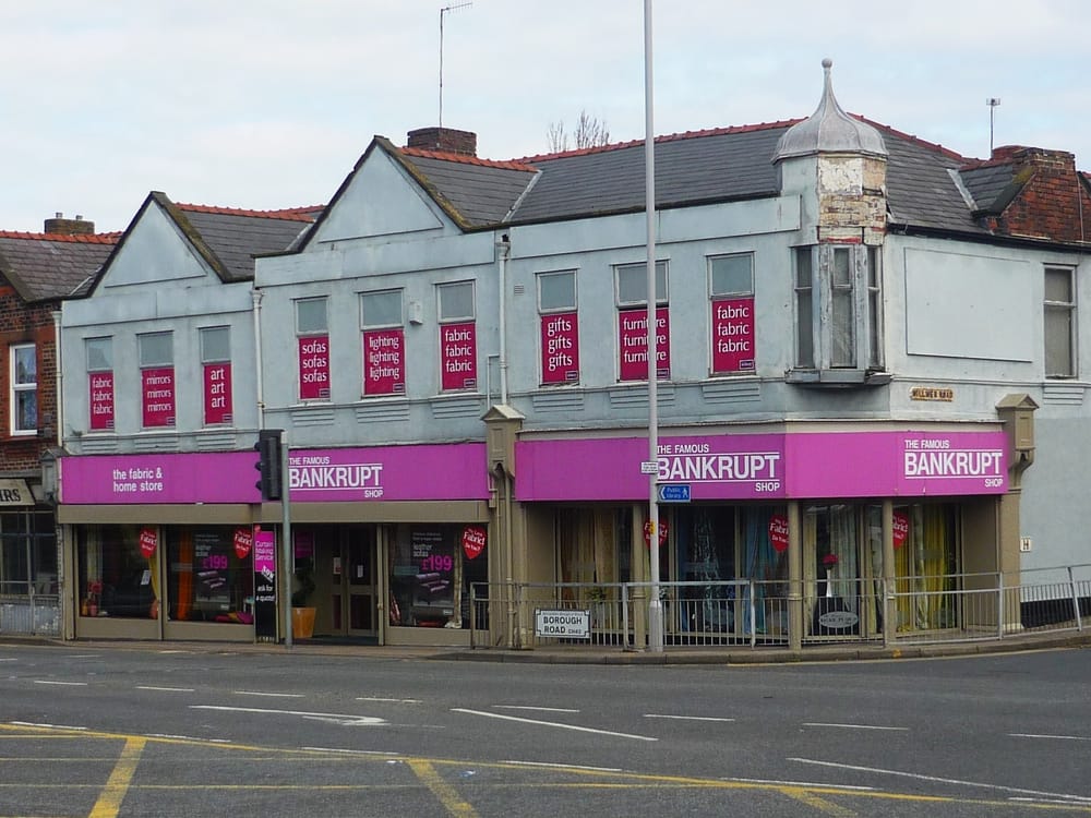 The Famous Bankrupt Shop Fabric Stores 1 Borough Road, Newcastle UnderLyme, Merseyside