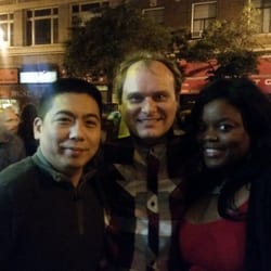 El Farolito - San Francisco, CA, United States. With a drunk friend we met in line ! Haha