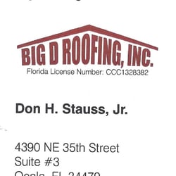 D Roofing 3145 Ne 36th Ave Ocala Fl Phone Number Photo Of D Roofing Ocala Fl United States
