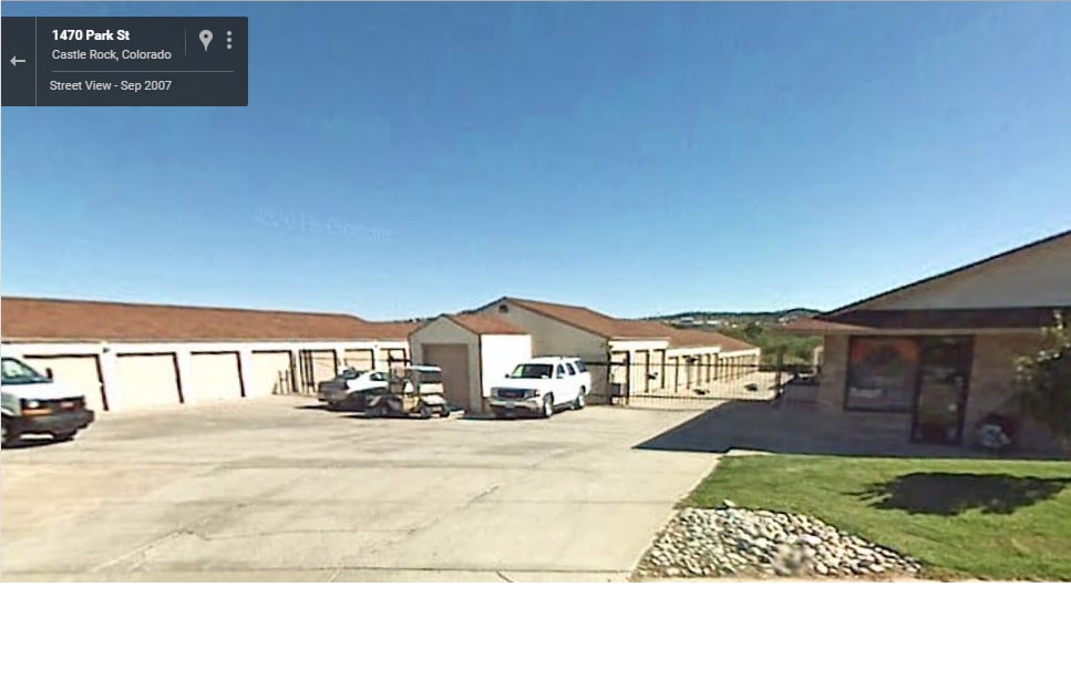 Park Street Storage Self Storage 1500 Park St, Castle Rock, CO