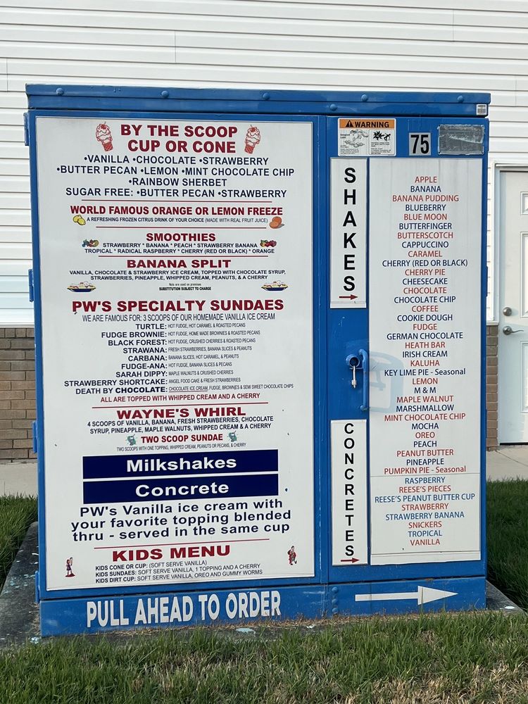 P W's Gourmet Ice Cream