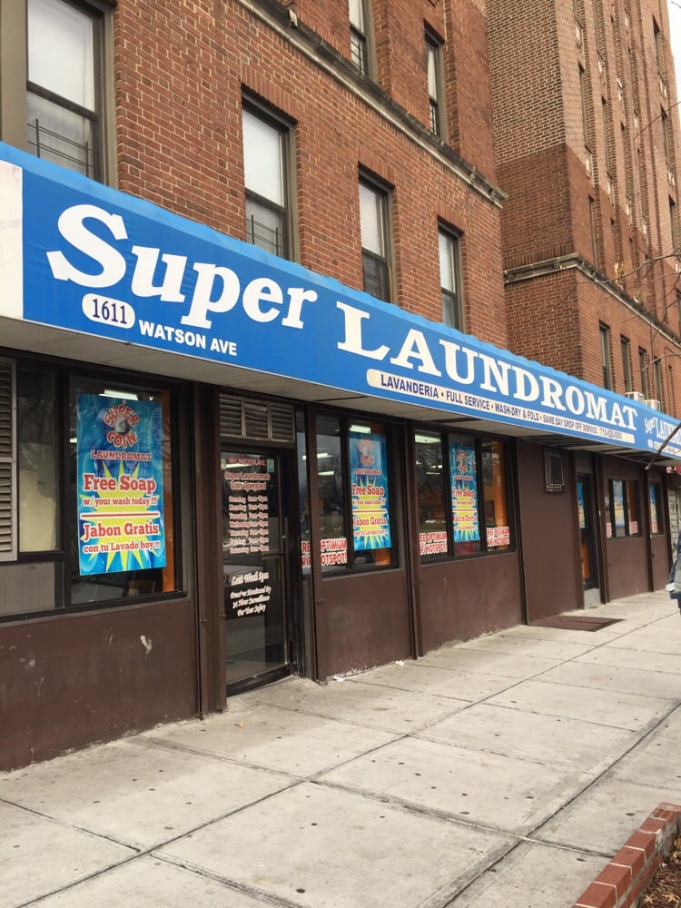 Super Laundromat Laundromat 1611 Watson Ave, Soundview, East Bronx