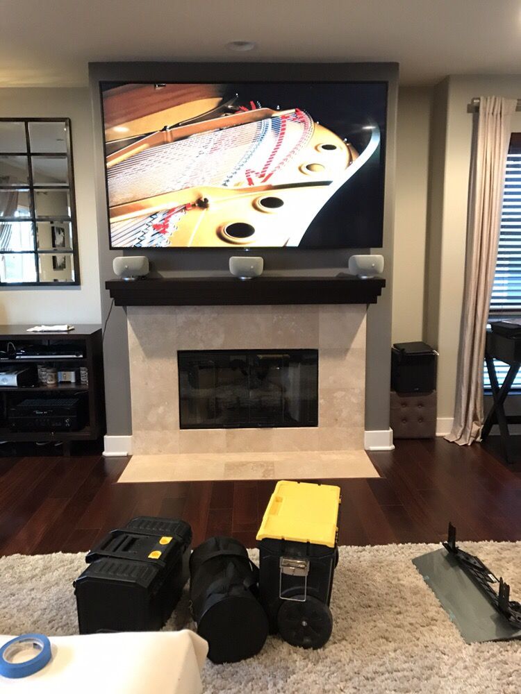 Beautiful Sony 75 inch 4K TV Wall Mounted and Installed ...