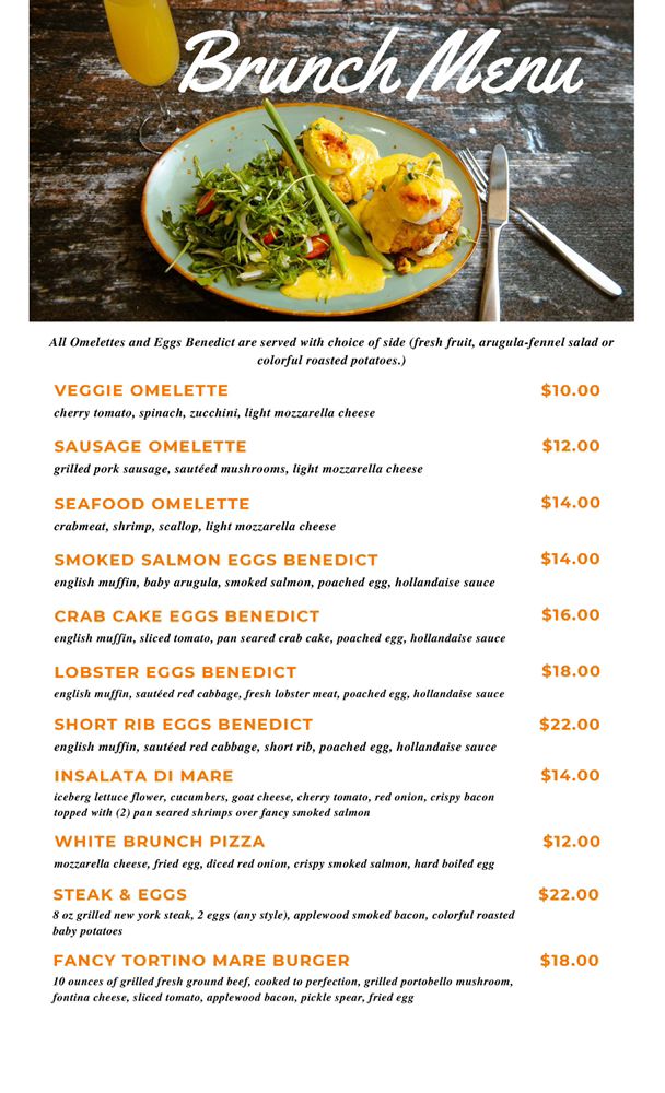 Tortino Mare Italian Cuisine Tortino Mare Italian Cuisine