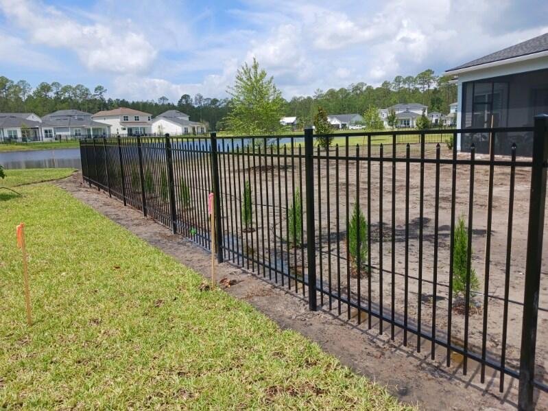 Gabion Fence & Concrete 