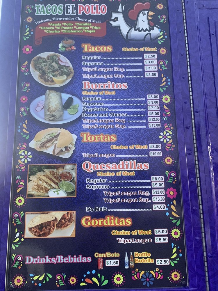 Tacos El Pollo merced ca