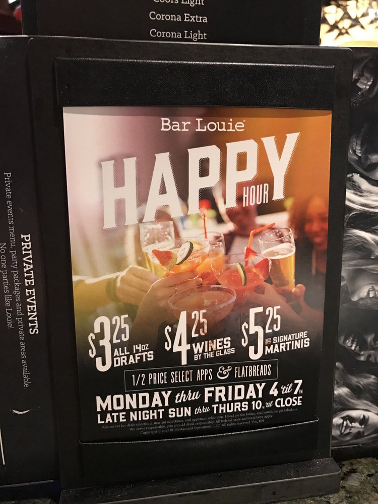 Bar louie coupons