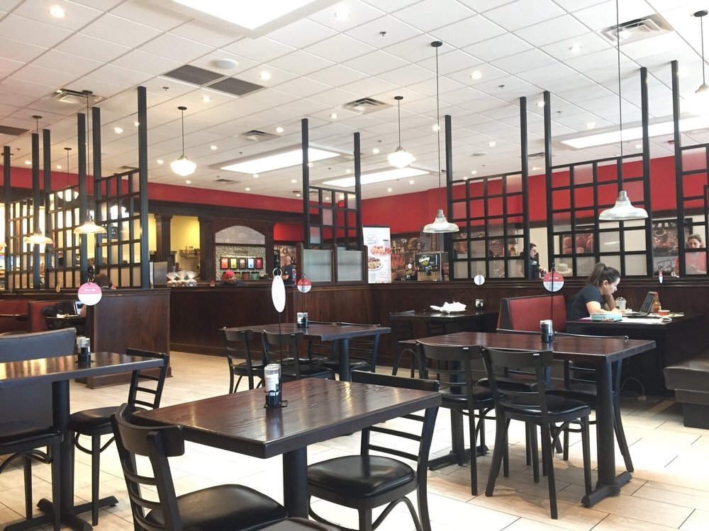 Inside Orders Are Placed At The Counter Towards Far Left Yelp Photo Of Corner Bakery Cafe Visalia Ca United States Inside Orders
