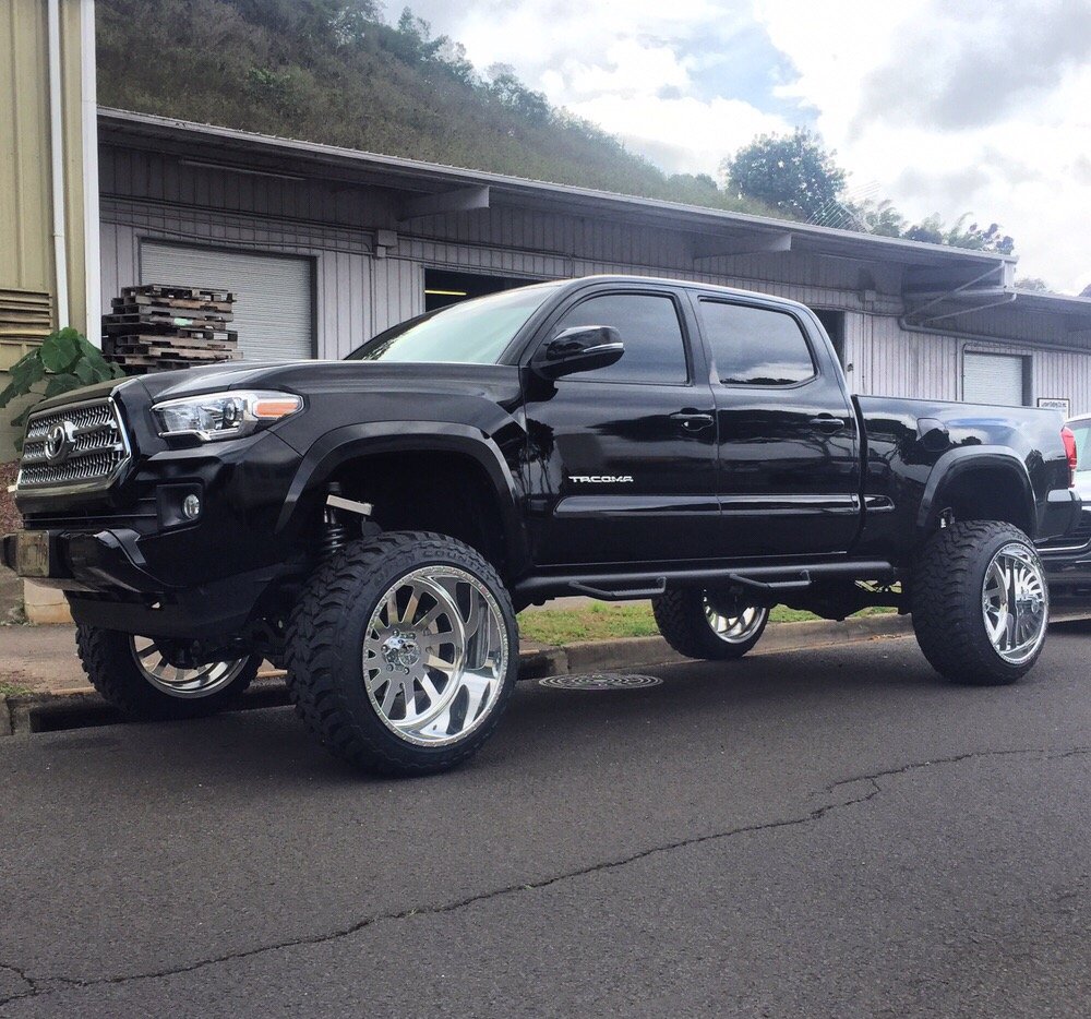 2016 Tacoma with a 6" Fabtech kit, Fox Coilovers, Icon ...