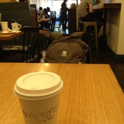 Variety - Brooklyn, NY, United States. busy little cafe w all the tables full of 20somethings and their macs. my almond milk latte is perfect :)