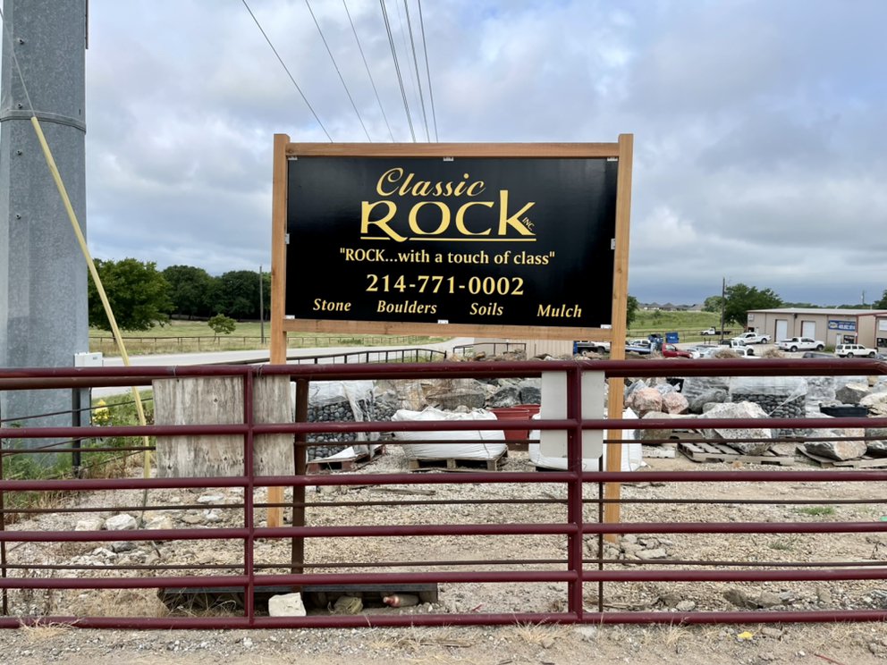 Classic Rock Stone Yard
