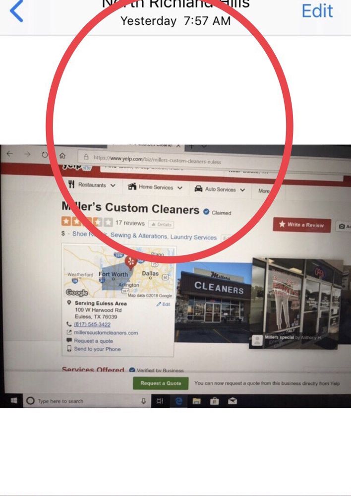 Miller's Custom Cleaners