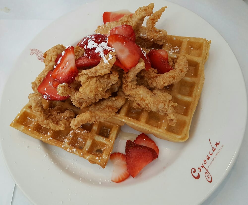 Photo of Canal Street Bistro - New Orleans, LA, United States. Chicken and waffles