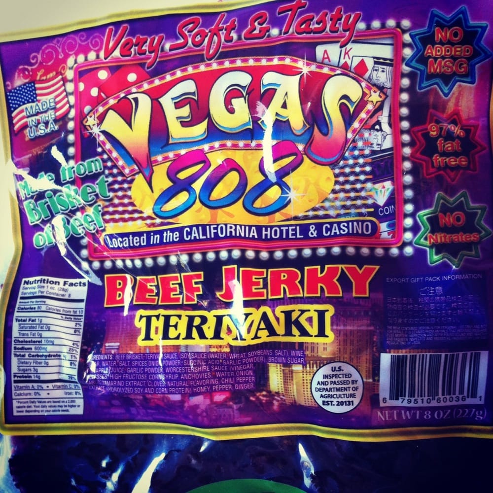 Best beef jerky out of all the jerky stored in Vegas. Soft and packed
