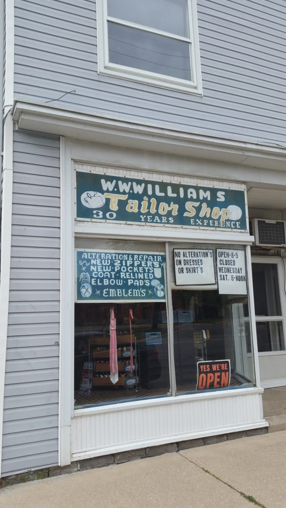 W W Williams Tailor Shop Sewing & Alterations 501 Tiffin Ave