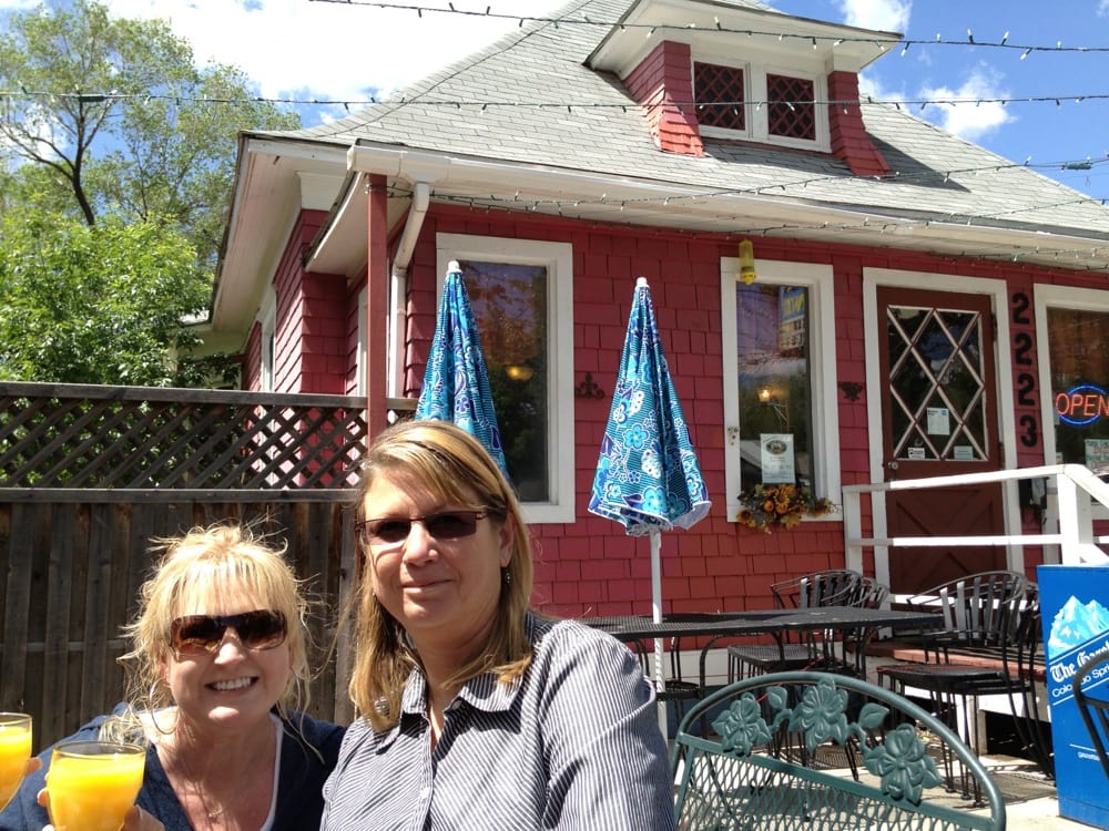 Mimosas on the patio Yelp