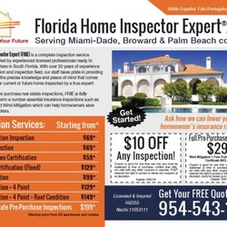 florida home inspector expert home inspectors 16028 nw 21st st home inspection flyers