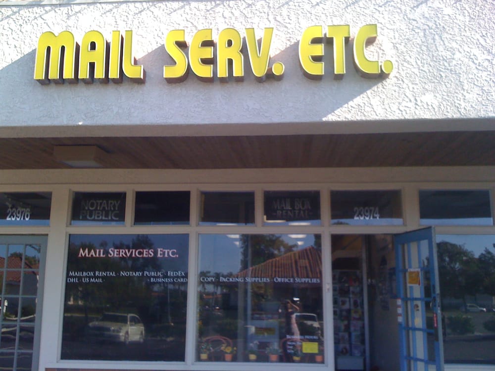 Mail Services Etc Closed Notaries 23974 Aliso Creek Road Mail Services