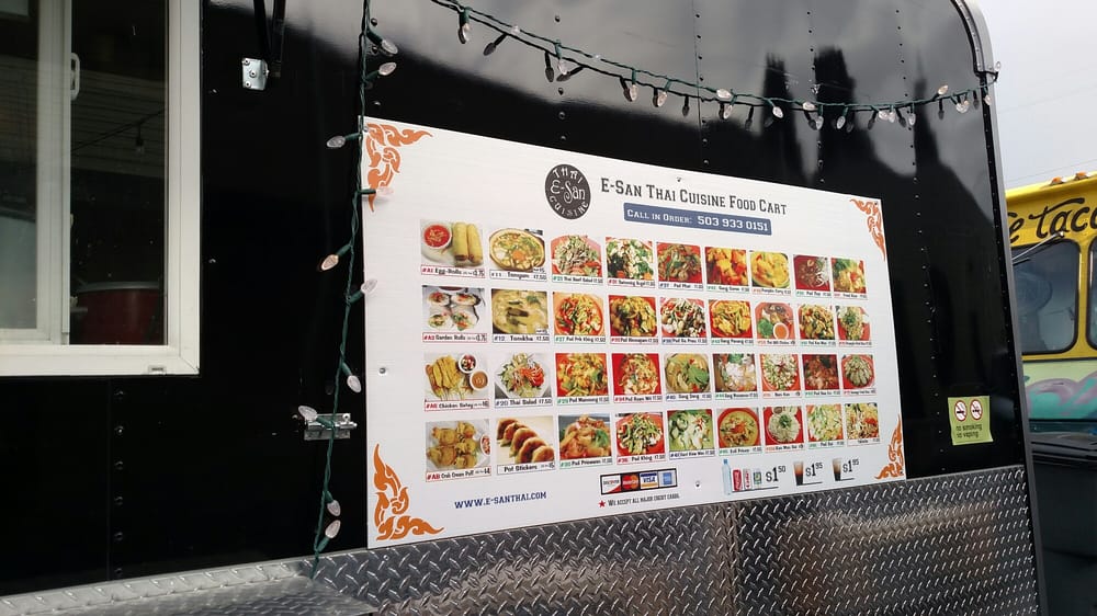 ESan Thai Cuisine Food Cart 23 Photos & 40 Reviews Food Trucks