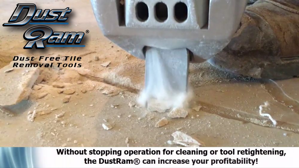 The Dustram Tile Removal Tool System Removing Flagstone Capturing Photo Of Arizona Home Floors Dust Free Tile Removal Tempe Az United States