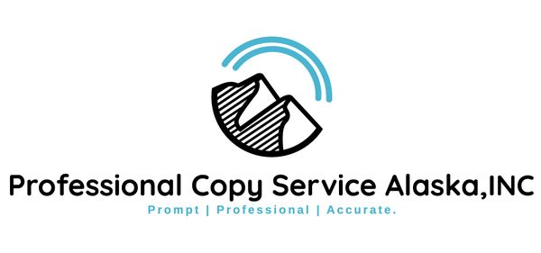 Professional Copy Service Alaska