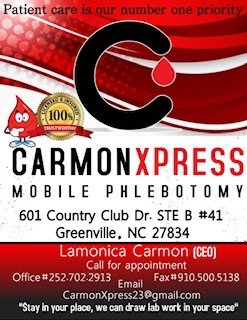 CarmonXpress Mobile Phlebotomy