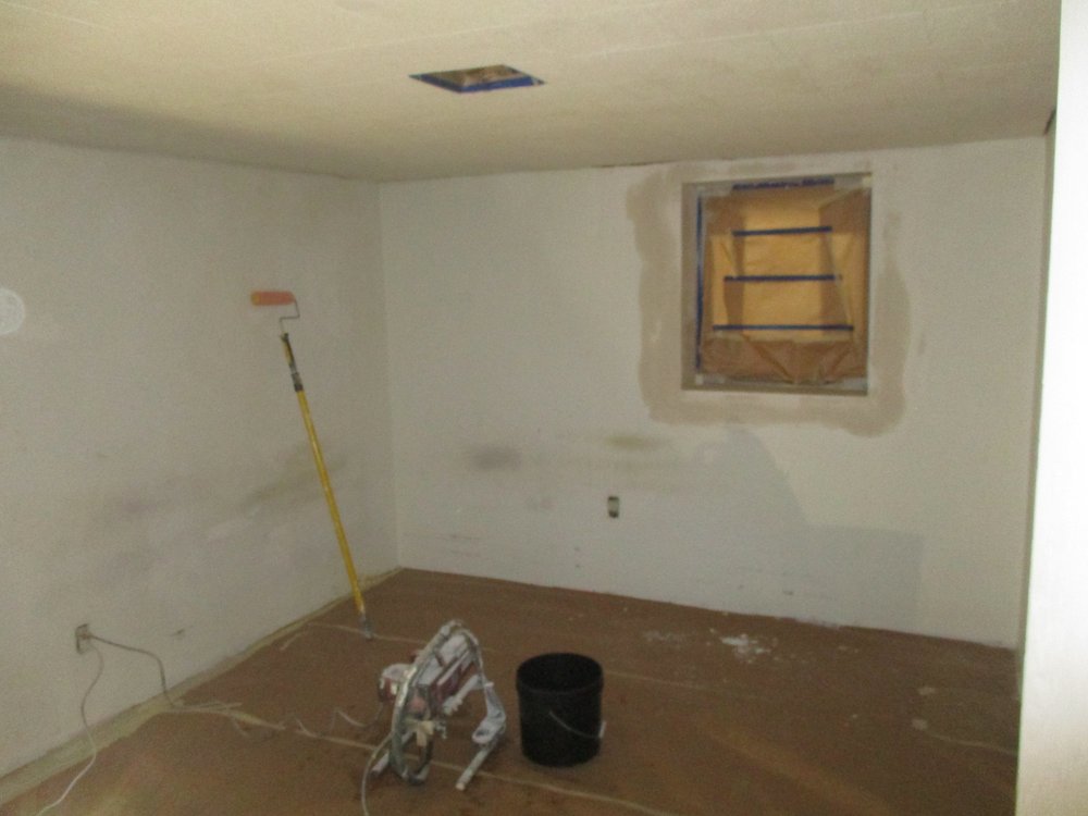 Before Paint Job Installed Blocking Drywall Corner Beads