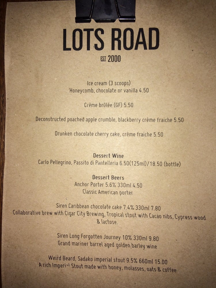 Dessert Looks Good Yelp Photo Of Lots Road Pub Dining Room London United Kingdom Dessert Looks